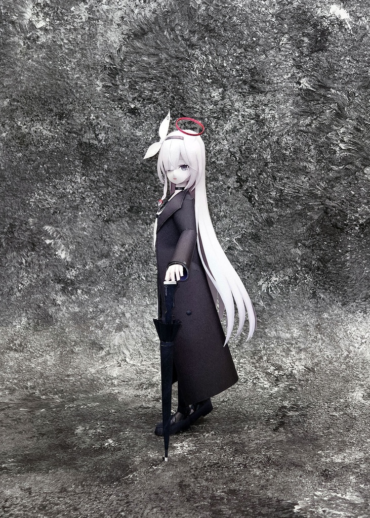 BlueArcive ブルアカ プラナ ペーパークラフト papercraft