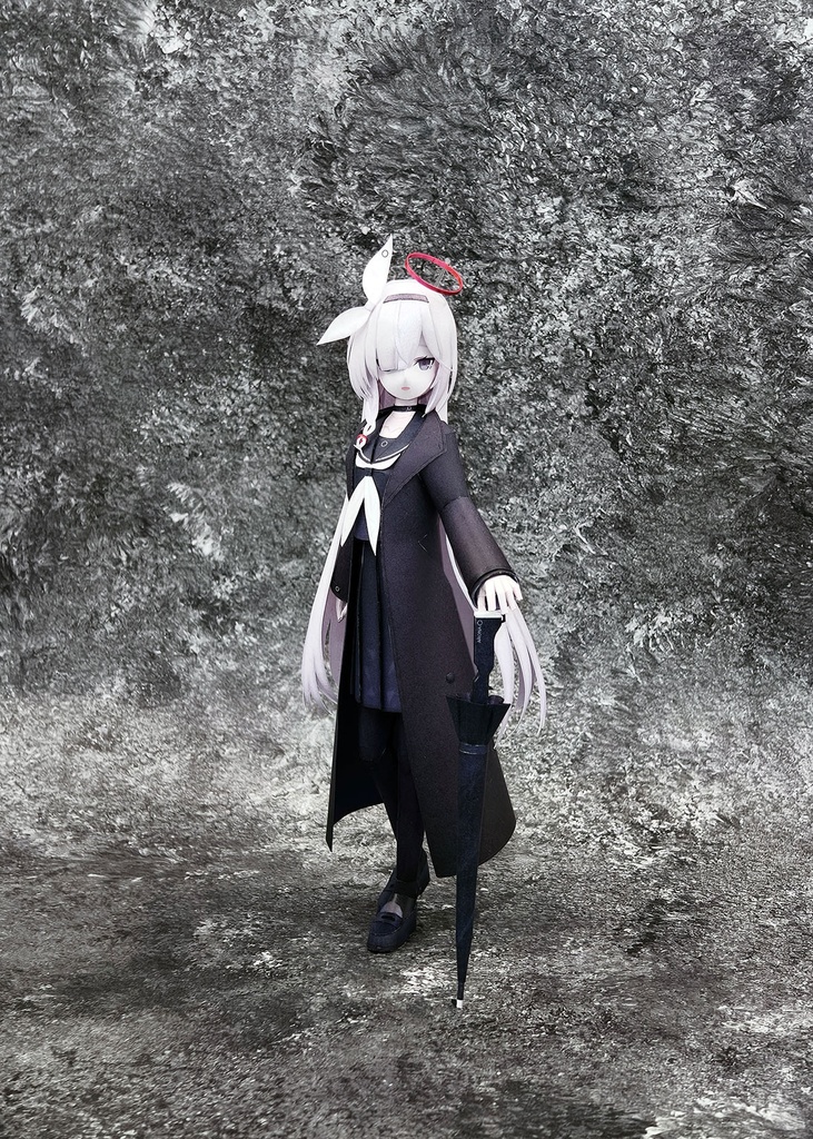 BlueArcive ブルアカ プラナ ペーパークラフト papercraft