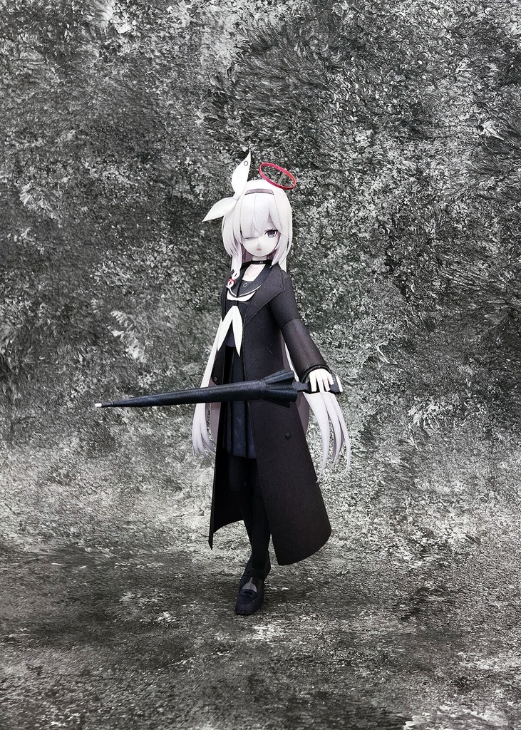 BlueArcive ブルアカ プラナ ペーパークラフト papercraft