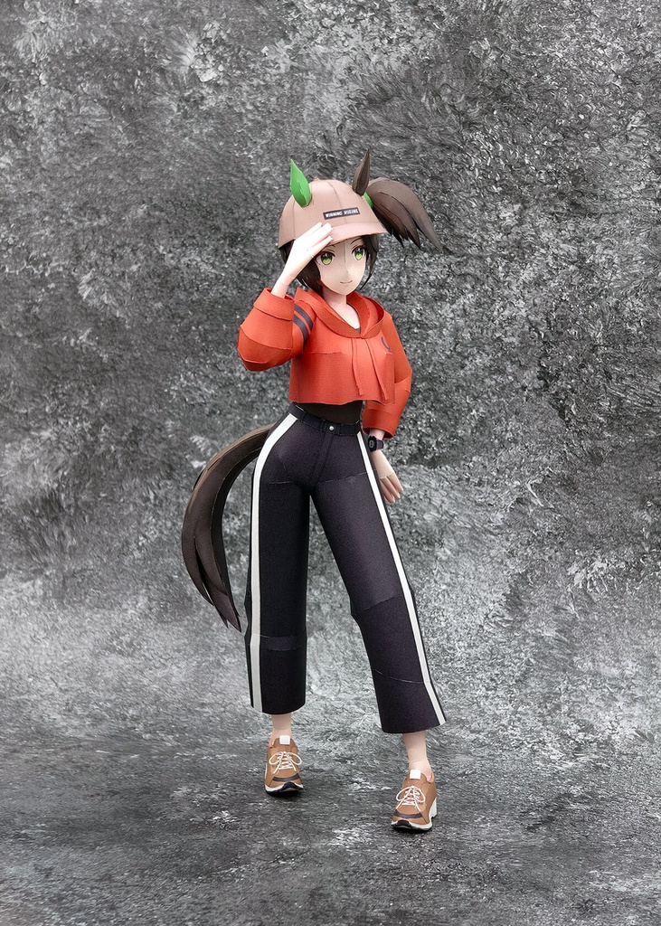 ウマ娘 アイネスフウジン ペーパークラフト papercraft