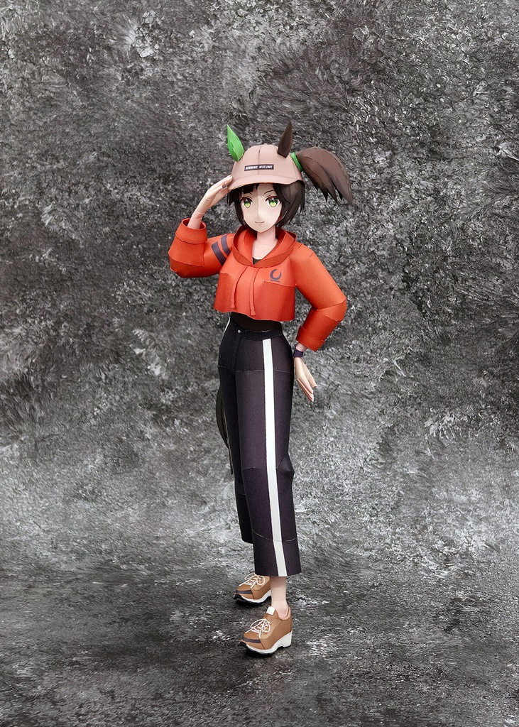 ウマ娘 アイネスフウジン ペーパークラフト papercraft