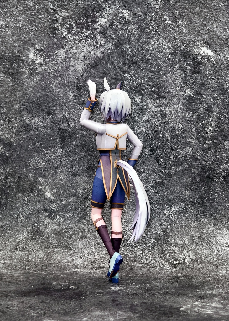 ウマ娘 セイウンスカイ ソワレ・ド・シャトン ペーパークラフト papercraft