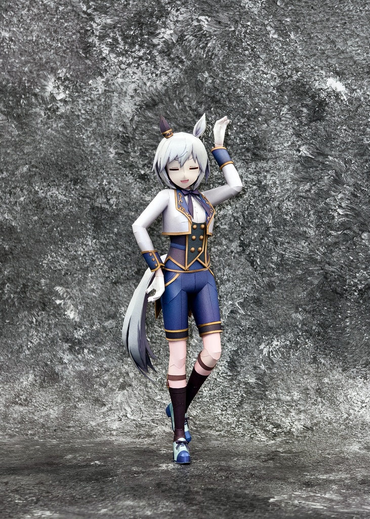 ウマ娘 セイウンスカイ ソワレ・ド・シャトン ペーパークラフト papercraft