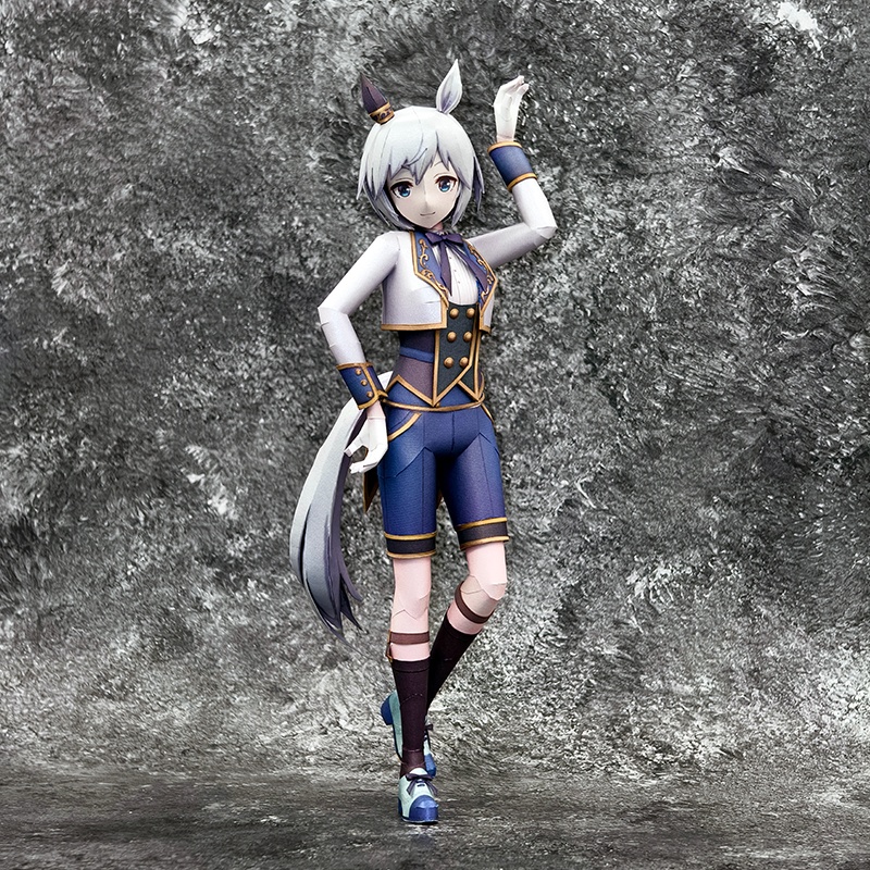 ウマ娘 セイウンスカイ ソワレ・ド・シャトン ペーパークラフト papercraft