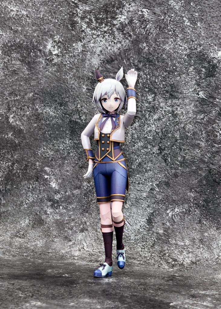 ウマ娘 セイウンスカイ ソワレ・ド・シャトン ペーパークラフト papercraft