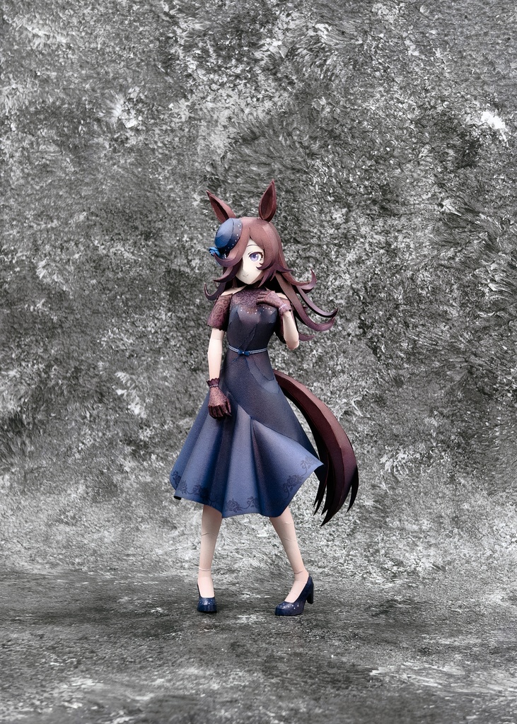 ウマ娘 ライスシャワー 祝福はフーガ ペーパークラフト papercraft