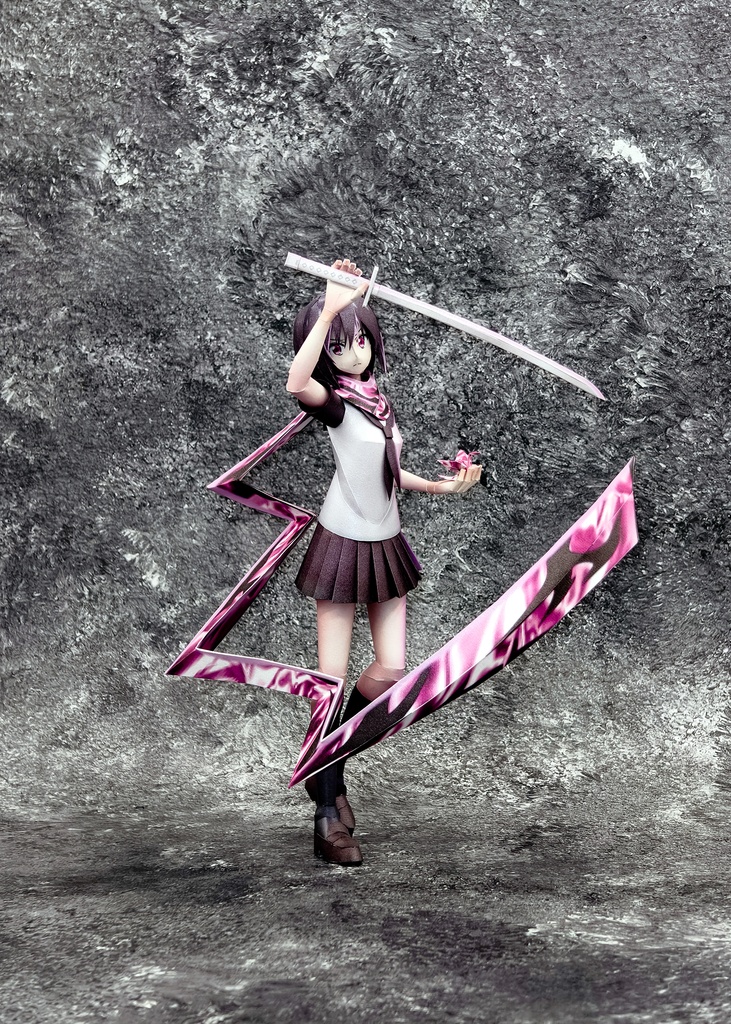 ニンジャスレイヤー  ヤモト・コキ ペーパークラフト papercraft