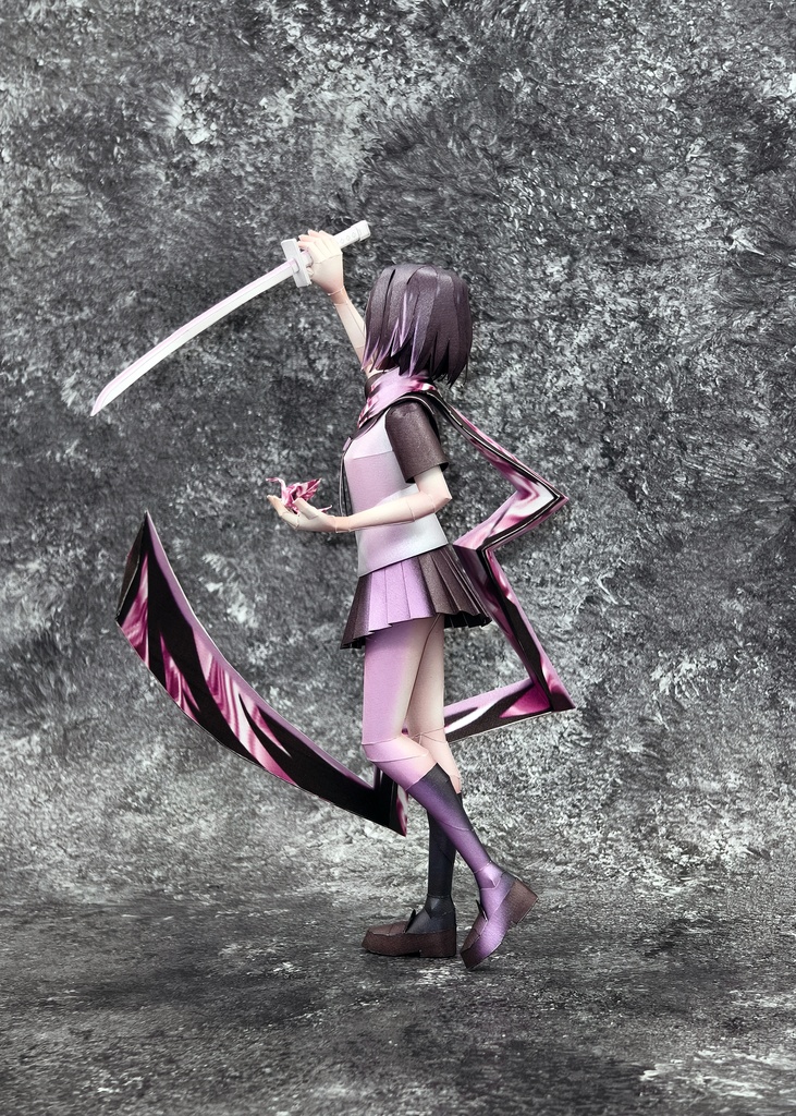 ニンジャスレイヤー ヤモト・コキ ペーパークラフト papercraft