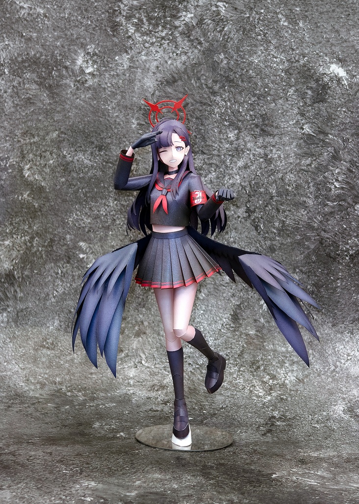 BlueArcive ブルアカ 仲正イチカ ペーパークラフト papercraft