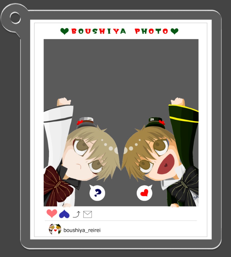 帽子屋霊幻写真フレーム風アクリルキーホルダー