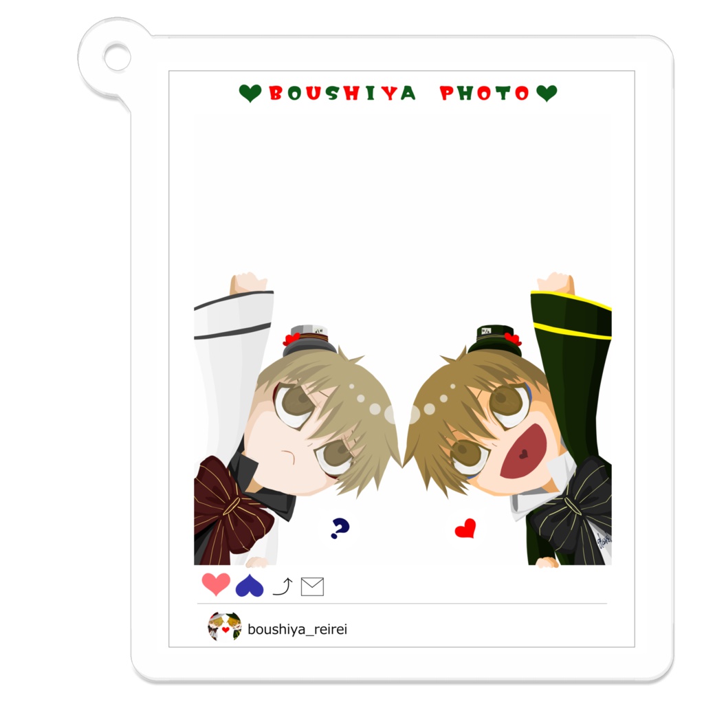 帽子屋霊幻写真フレーム風アクリルキーホルダー