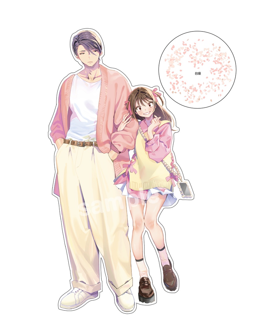 【アクスタ】ダイキ・ユナ春服ver　大判ポストカード付き