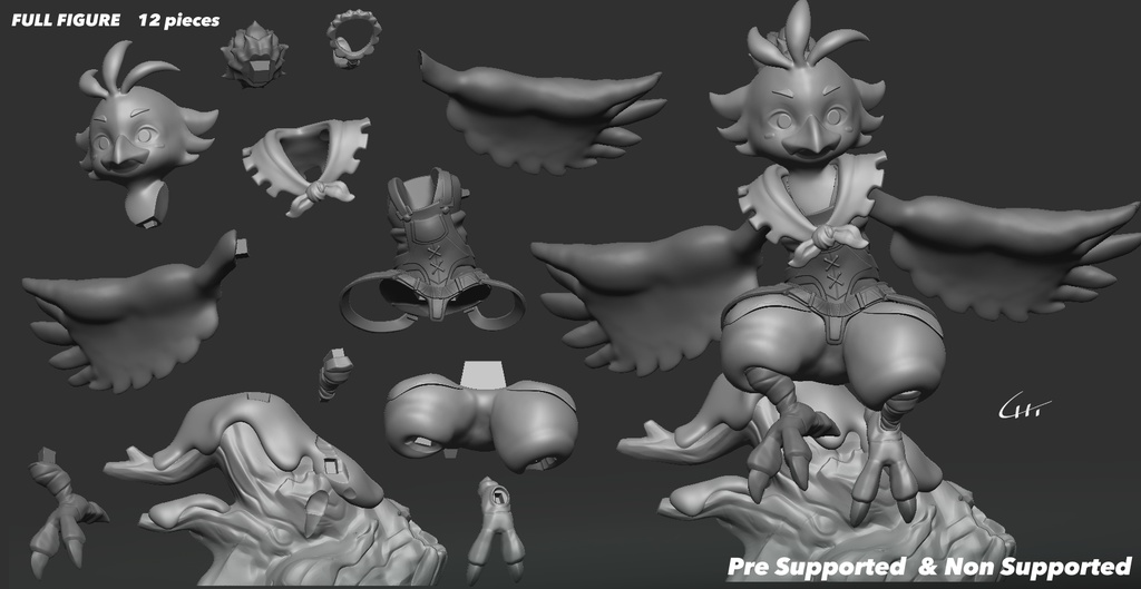 Zelda Tulin - Normal version - 3D Printing 3D print model