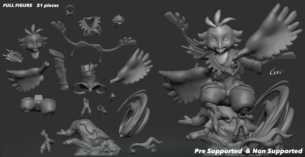 Zelda Tulin - Deluxe - 3D Printing 3D print model