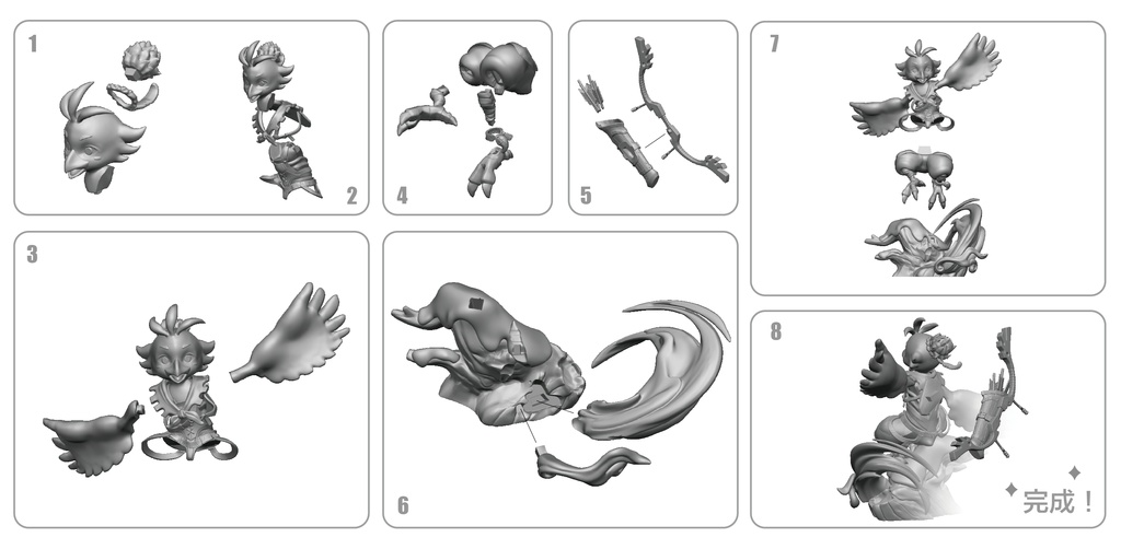 Zelda Tulin - Deluxe - 3D Printing 3D print model