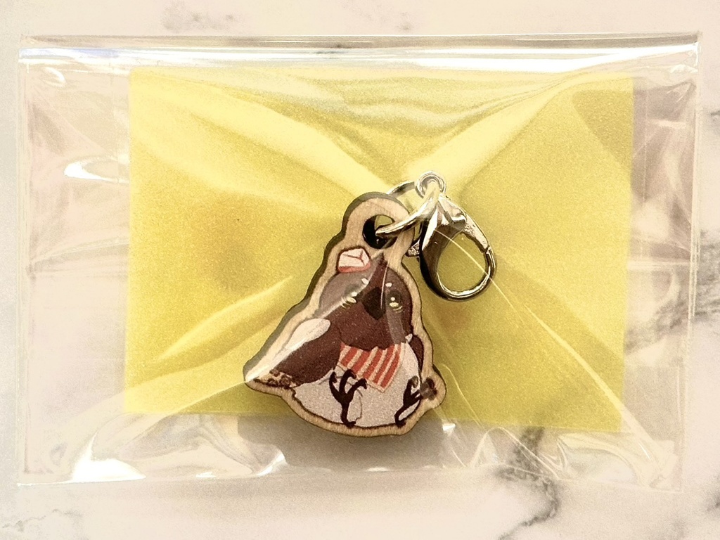 【記念グッズ/ウッドキーホルダー】フルーツパーラーキーホルダー