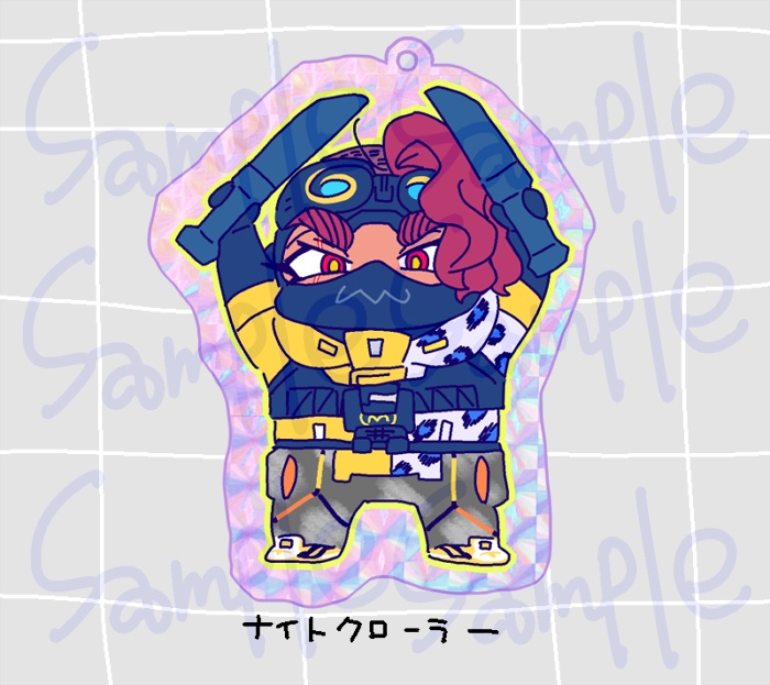 【ナイクロ】アクリルキーホルダー