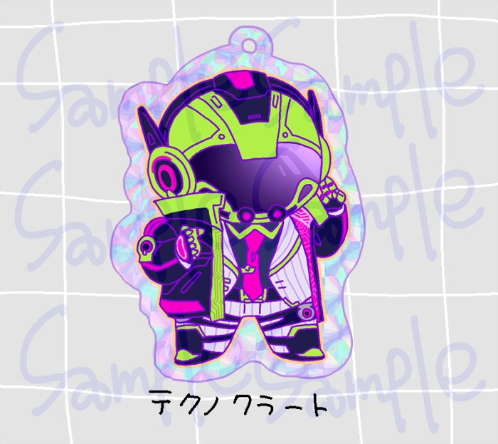 【テクノクラート】アクリルキーホルダー