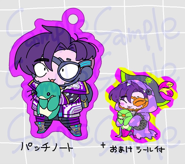 蔵出し【パッチノート】アクリルキーホルダー