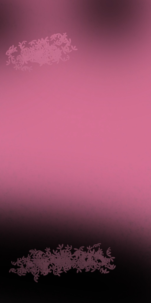 Pink and Black hair with flower
