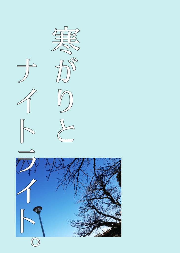 【あんしんBOOTHパック】※二次創作※ほくライ二次創作 男女CPオムニバス本「寒がりとナイトライト」【コピー本】