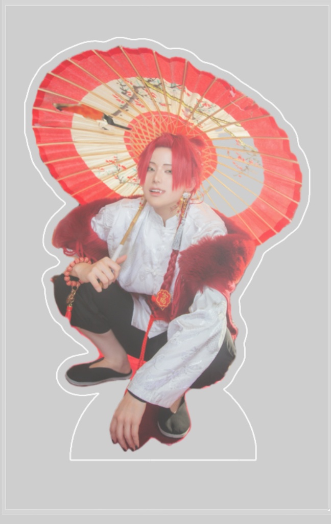 龍くんアクリルブロック