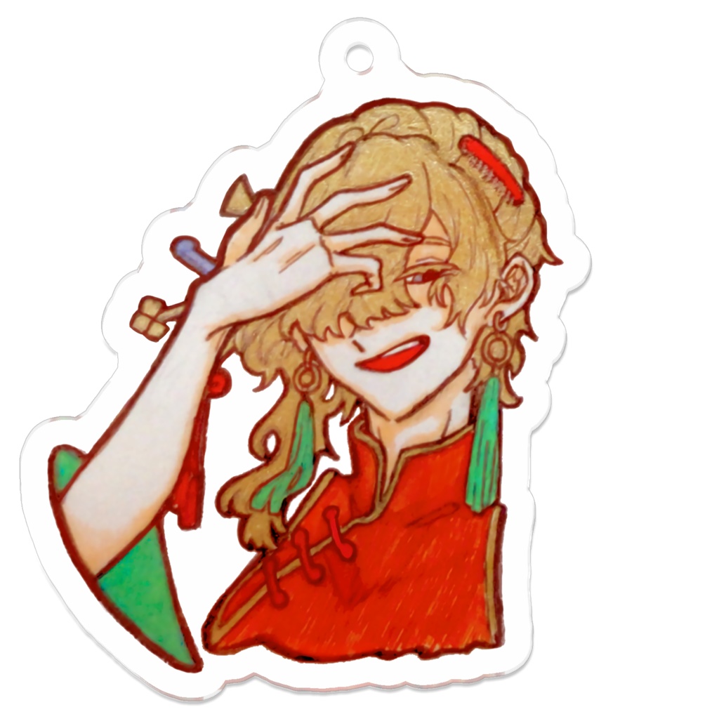 ジェーン・ドゥ(チャイナ風)アクリルキーホルダー