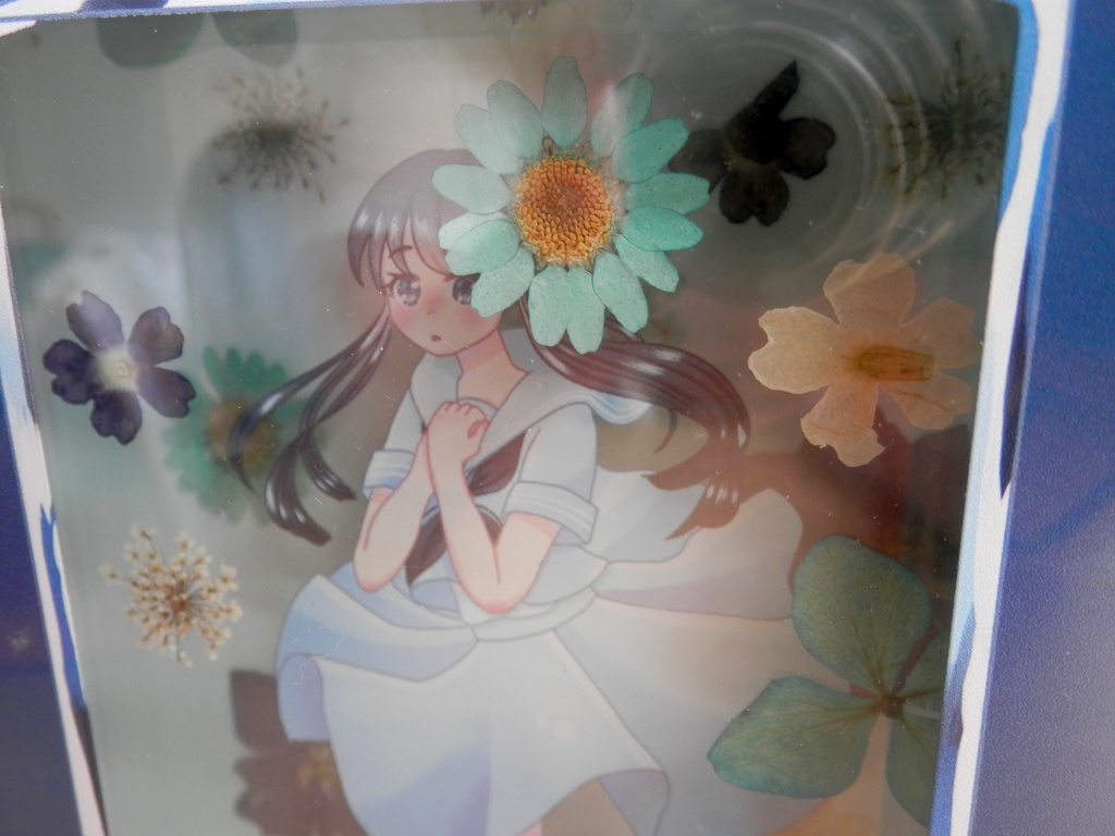 青をとじこめる【シャドーボックス】