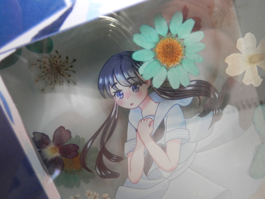 青をとじこめる【シャドーボックス】