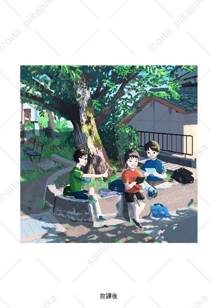 いつかの情景/ドット絵画集【名古屋コミティア66新刊】