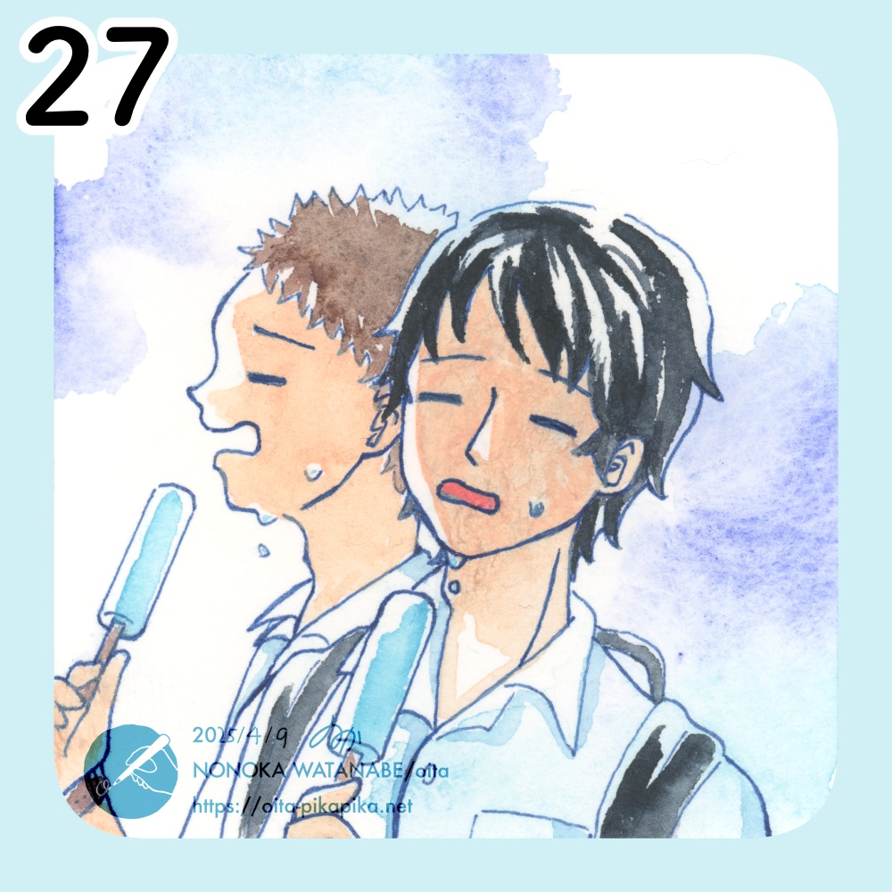 ミニサイズドローイング 36種【透明水彩アナログ原画】