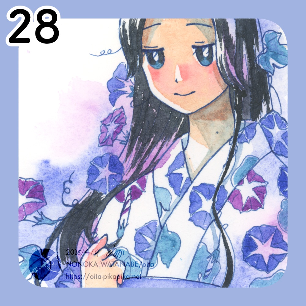 ミニサイズドローイング 36種【透明水彩アナログ原画】