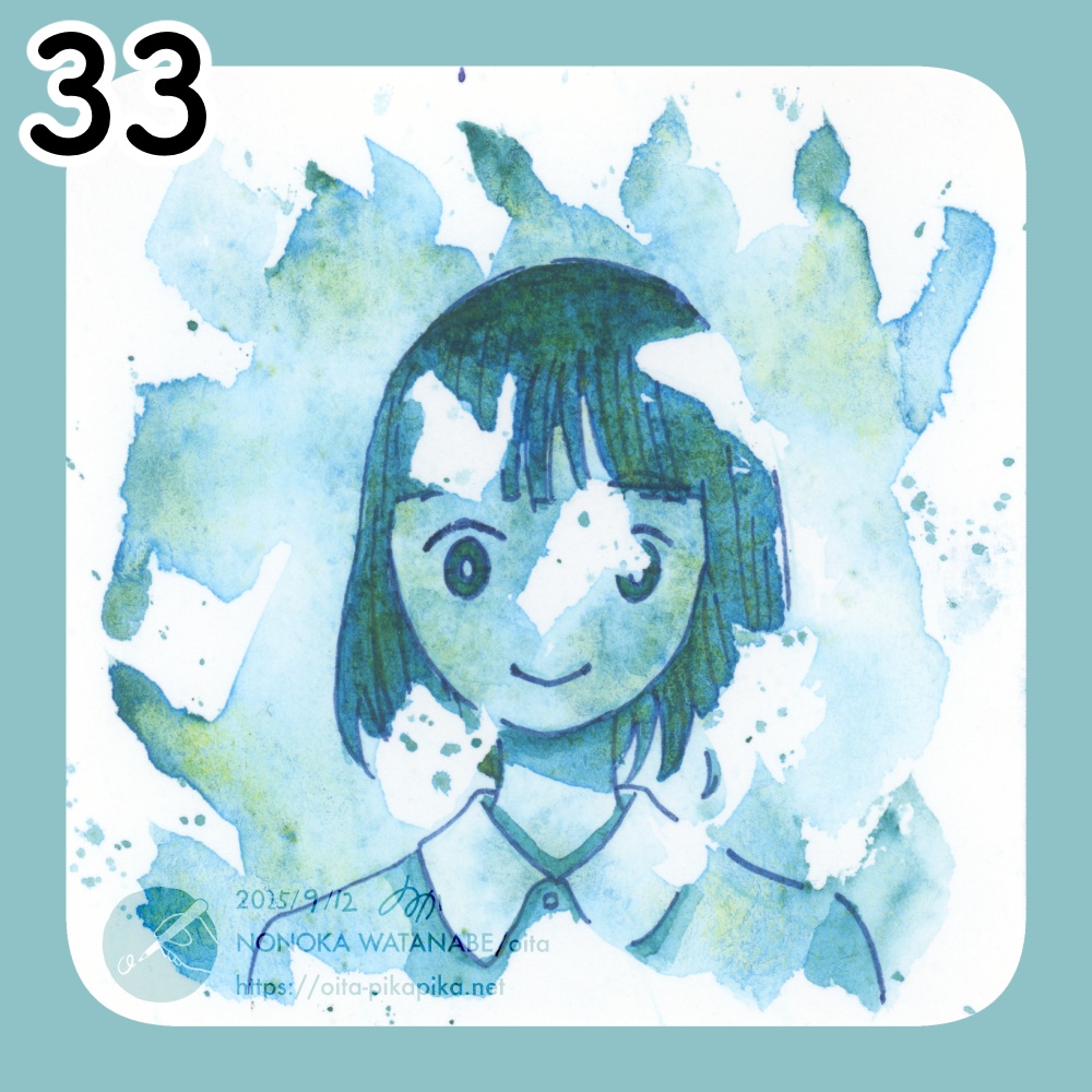 ミニサイズドローイング 36種【透明水彩アナログ原画】