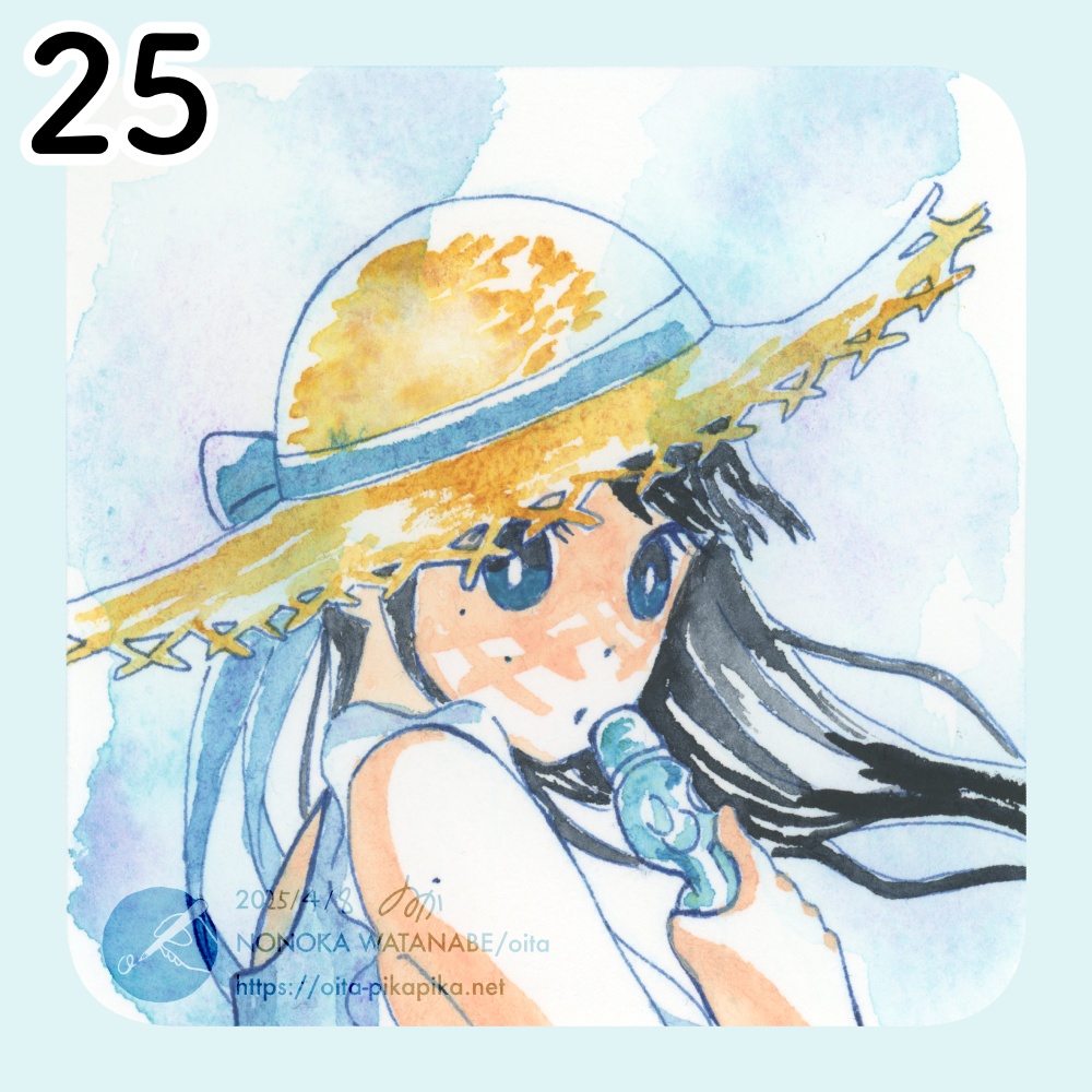 ミニサイズドローイング 36種【透明水彩アナログ原画】