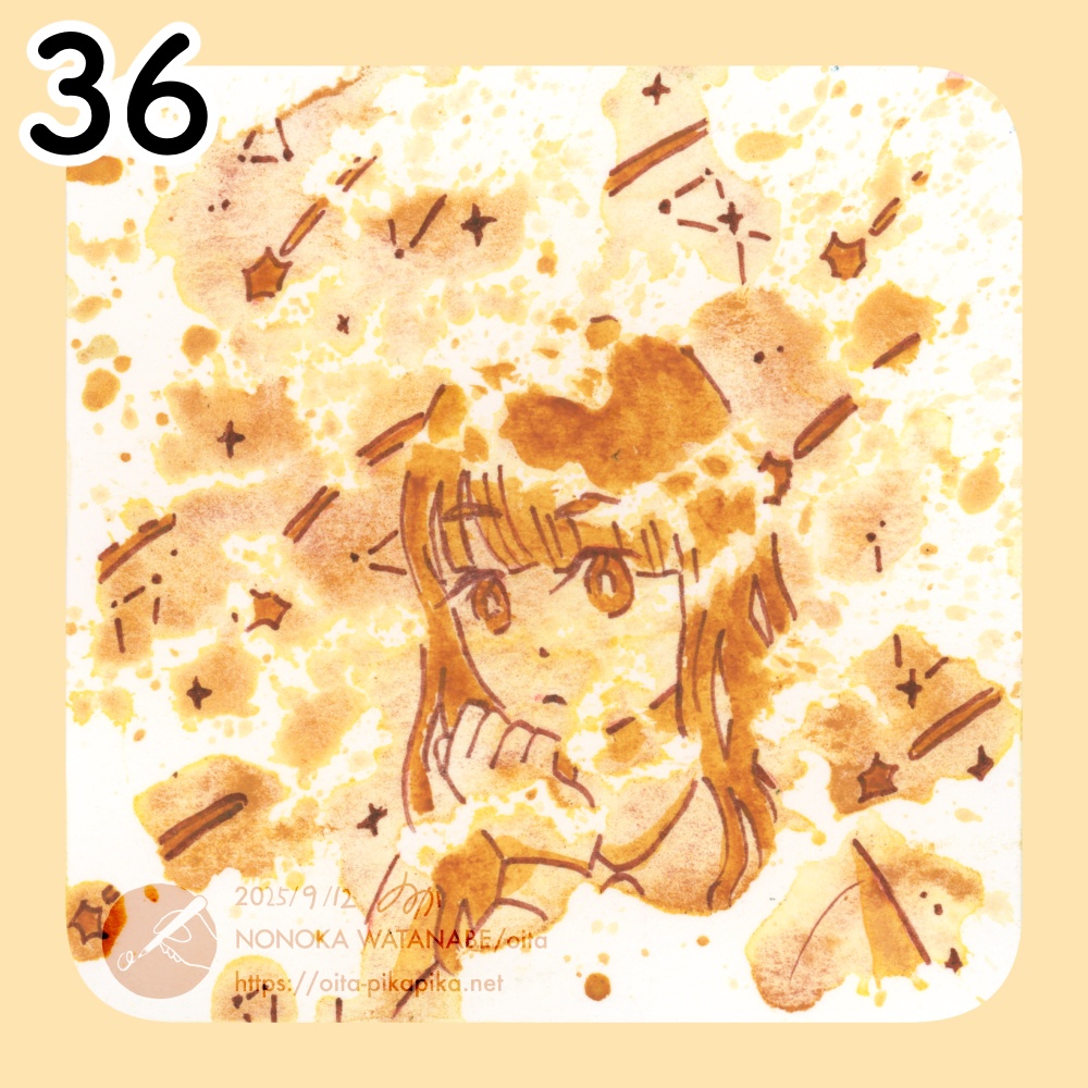 ミニサイズドローイング 36種【透明水彩アナログ原画】