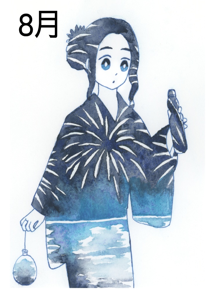 【透明水彩アナログ原画】Another Affect 原画