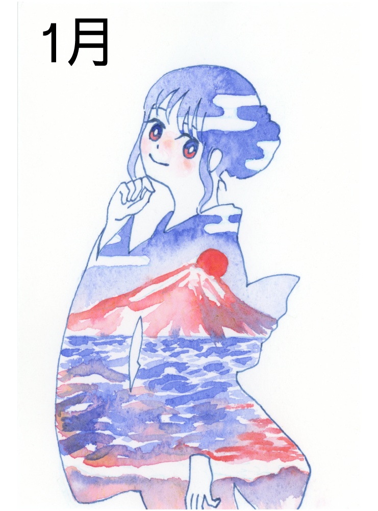 【透明水彩アナログ原画】Another Affect 原画