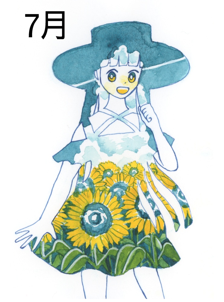 【透明水彩アナログ原画】Another Affect 原画