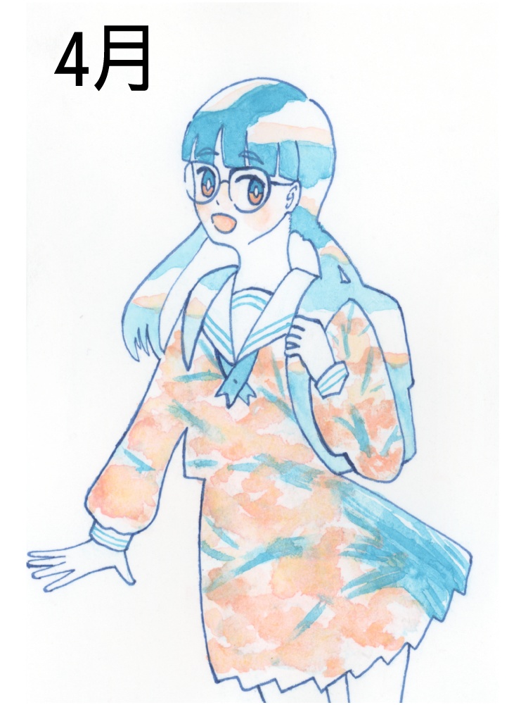 【透明水彩アナログ原画】Another Affect 原画