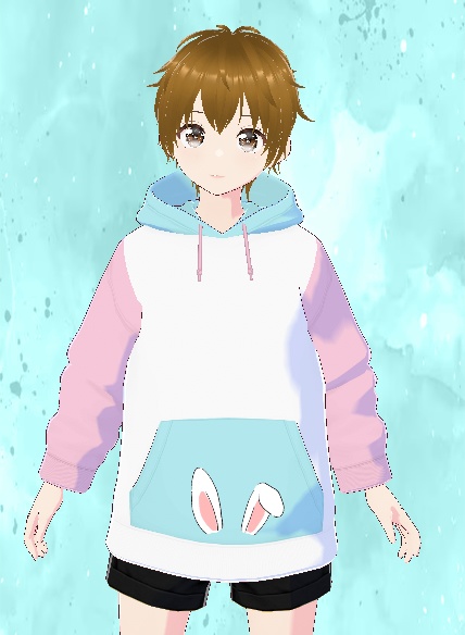 Pastel bunny hoodie