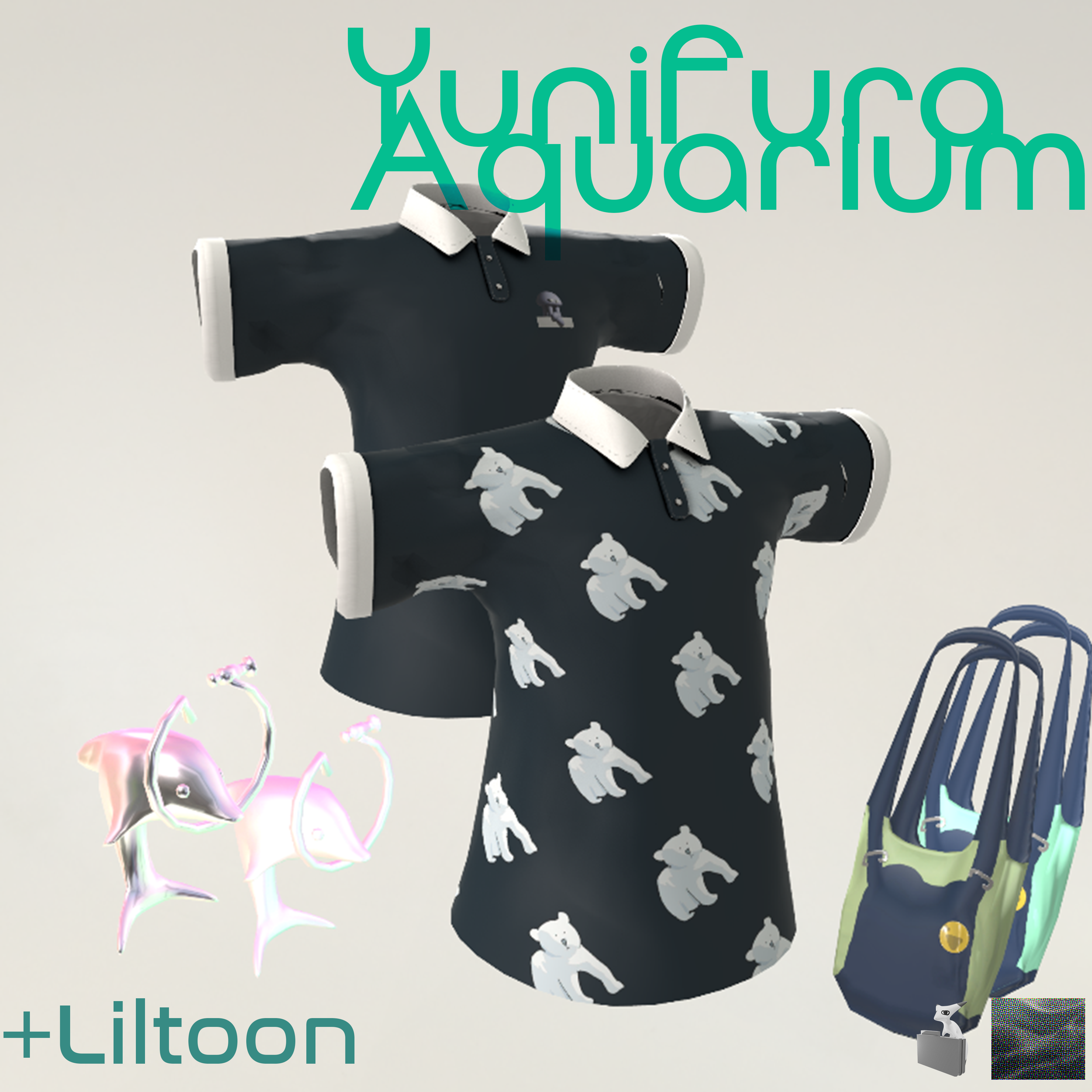 ゆにふら水族館お土産05 水族館シャツ&アクセサリーズ