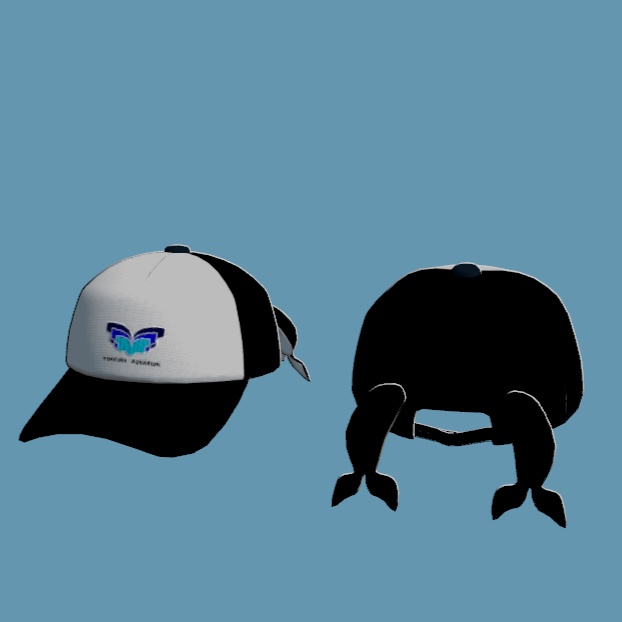 いるかしっぽロゴキャップ