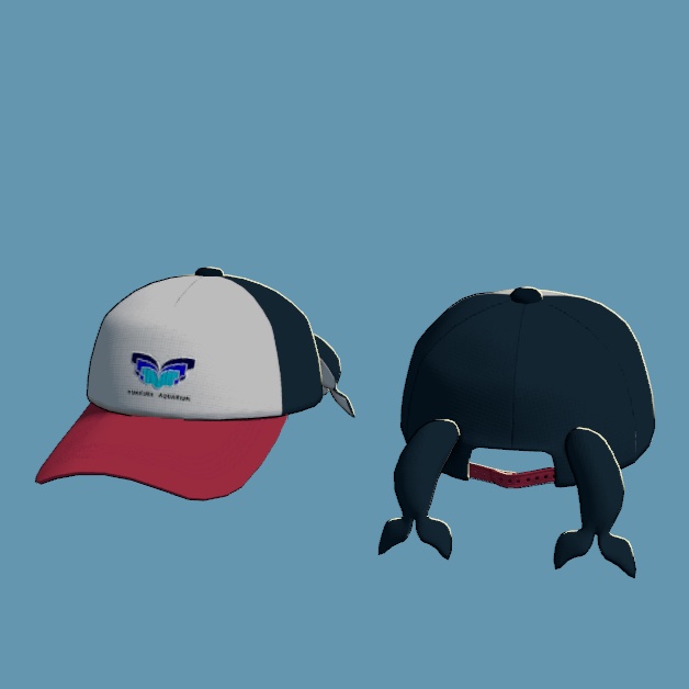 いるかしっぽロゴキャップ