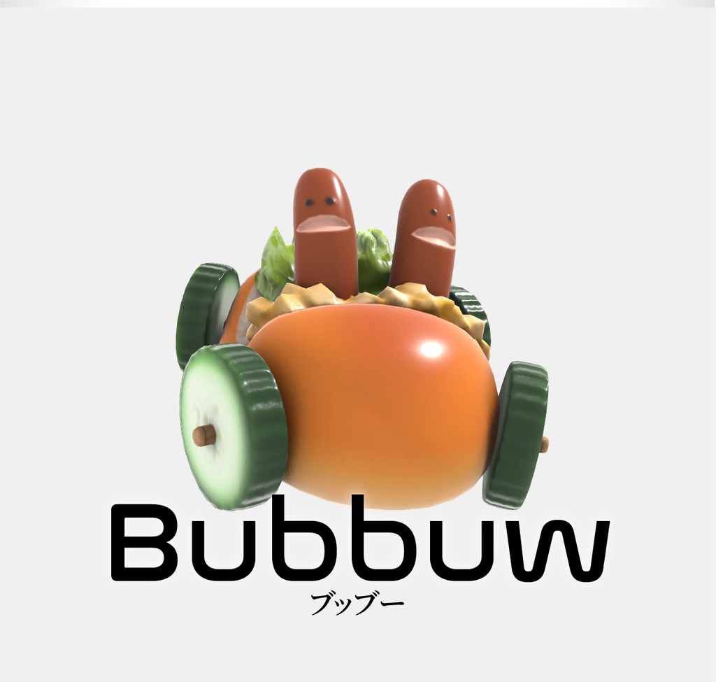 オリジナル3Dアバター ぶっぶー(Buboow)