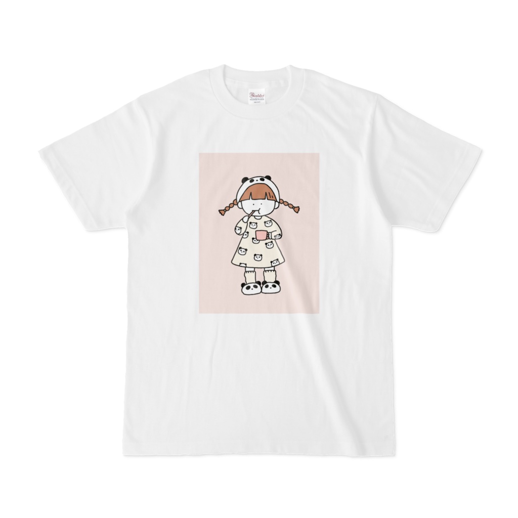 ぱんだガールのTシャツ
