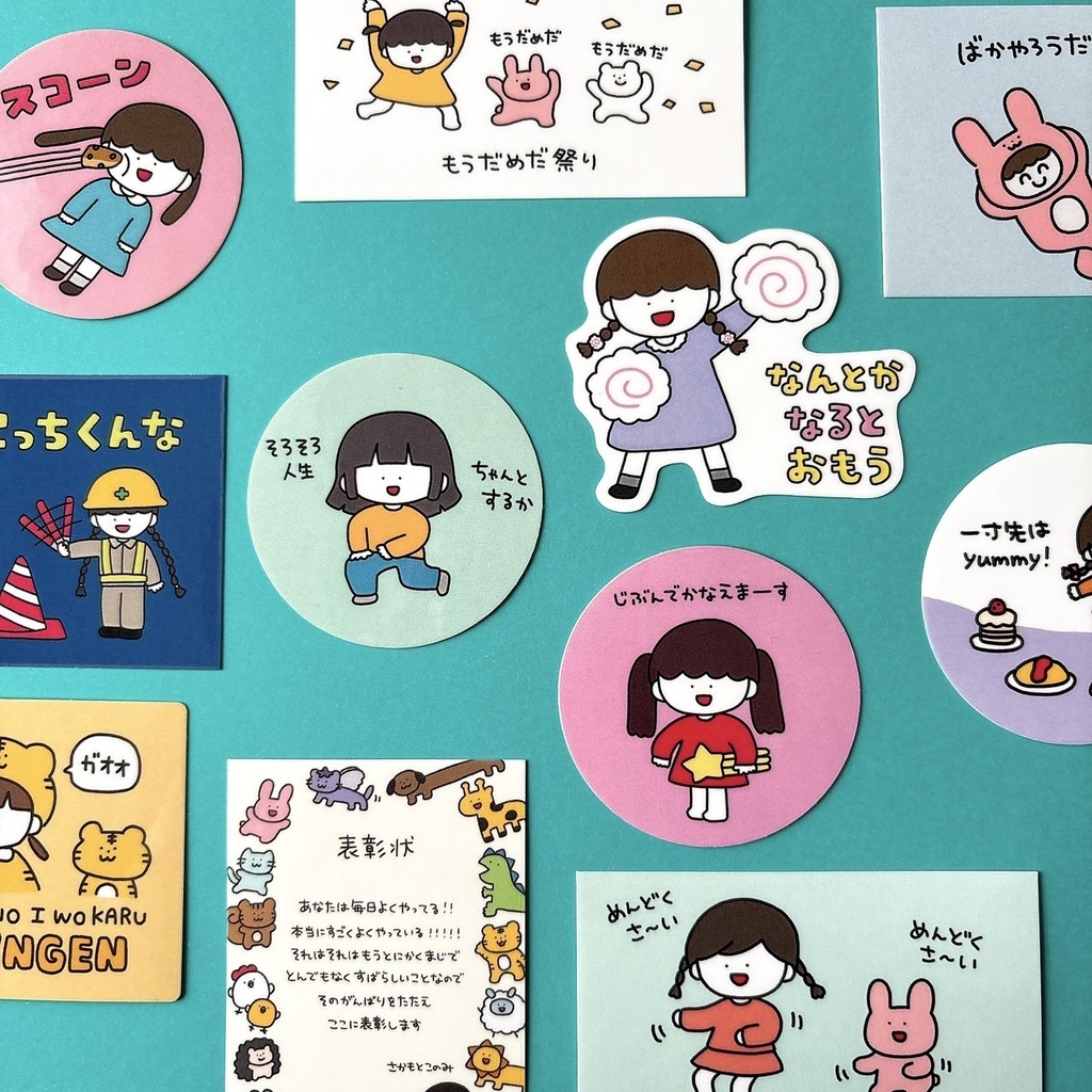 【レザフェス新作】ポストカードとステッカー