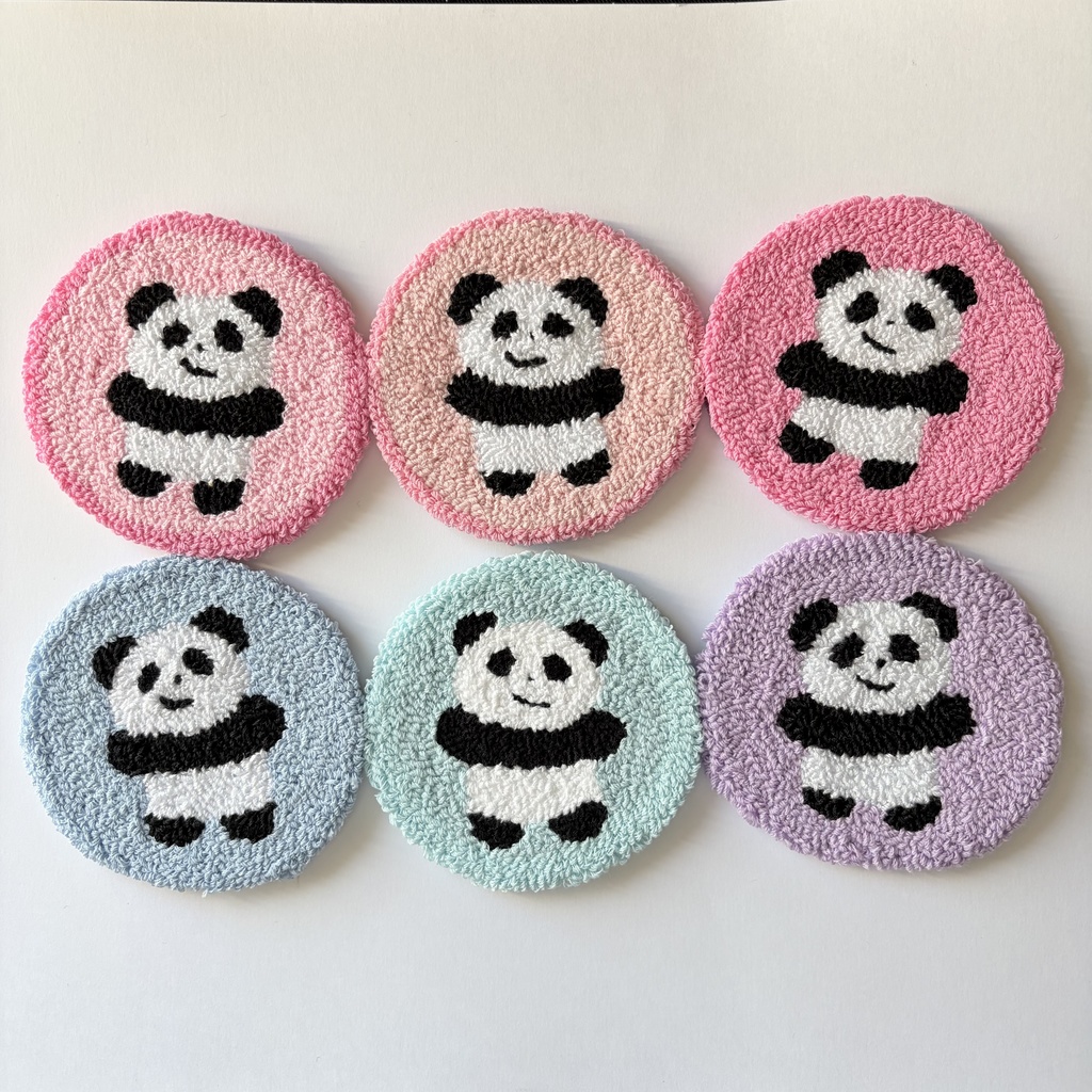 刺繍コースター