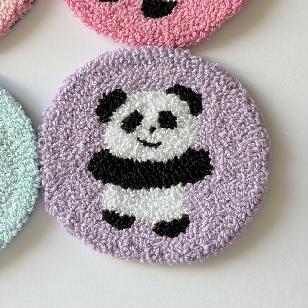 刺繍コースター