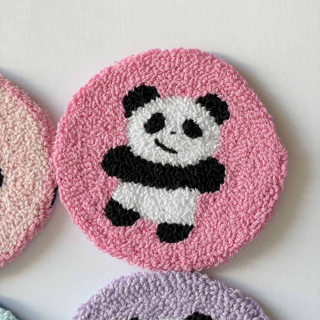 刺繍コースター