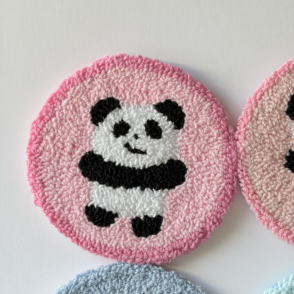 刺繍コースター